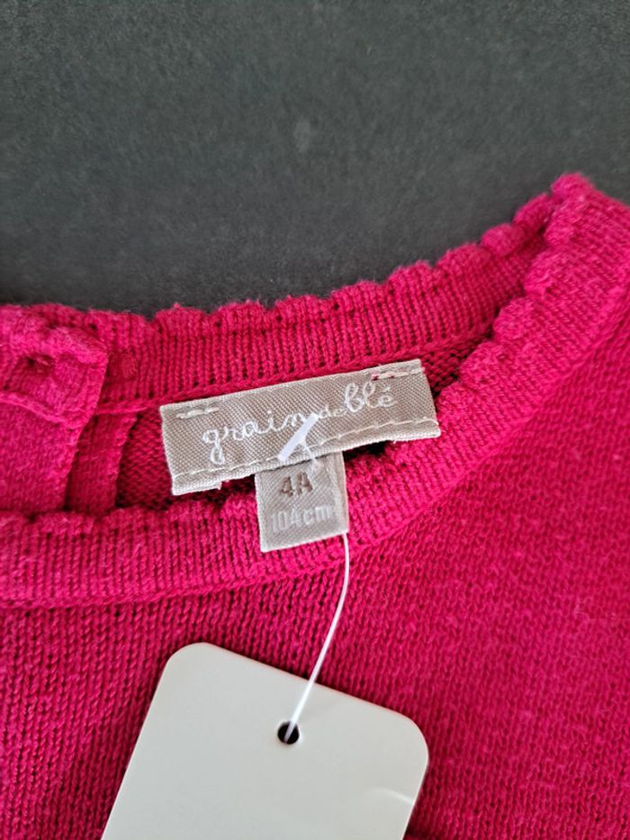 robe oursons grain de blé 4 ans rose - photo numéro 2