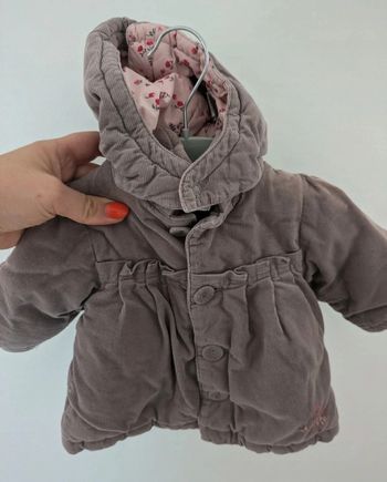 Manteau chaud avec capuche