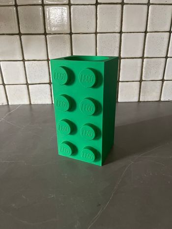 Vase Lego Vert