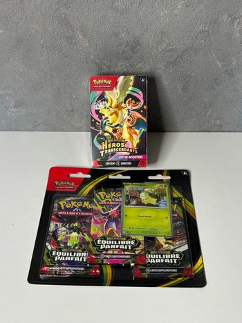 Carte Pokemon Lot 1 Bundle ME2.5 et 1 Tripack ME03 neuf scellé 