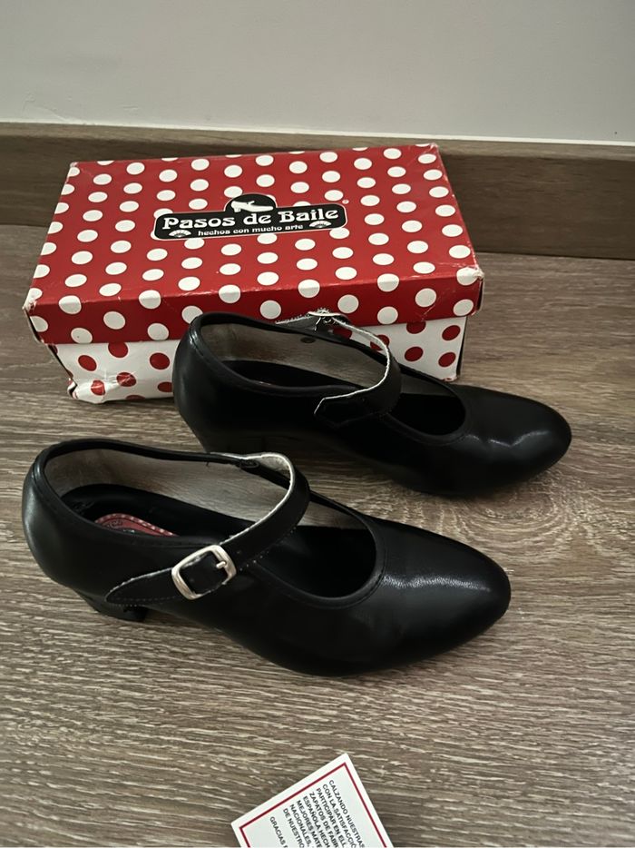 Chaussures flamenco pasos de baile 34 noires - photo numéro 2
