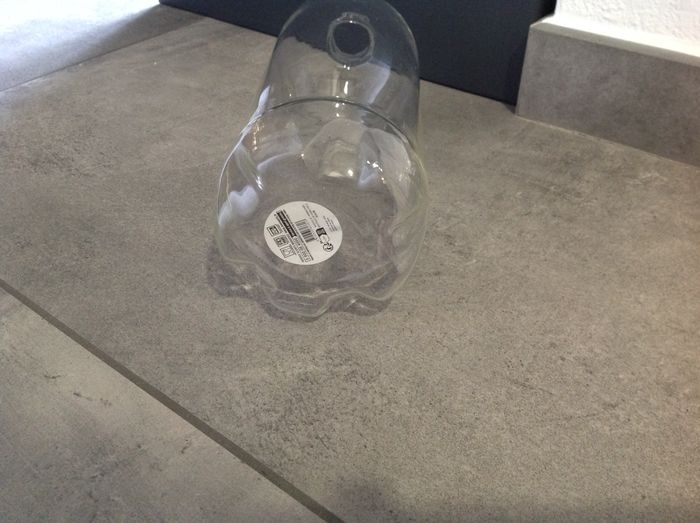 Bouteille / jarre / carafe en verre transparent 1.5 litre - photo numéro 2