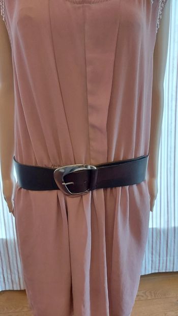 Ceinture en cuir Marron made in Italy 85cm