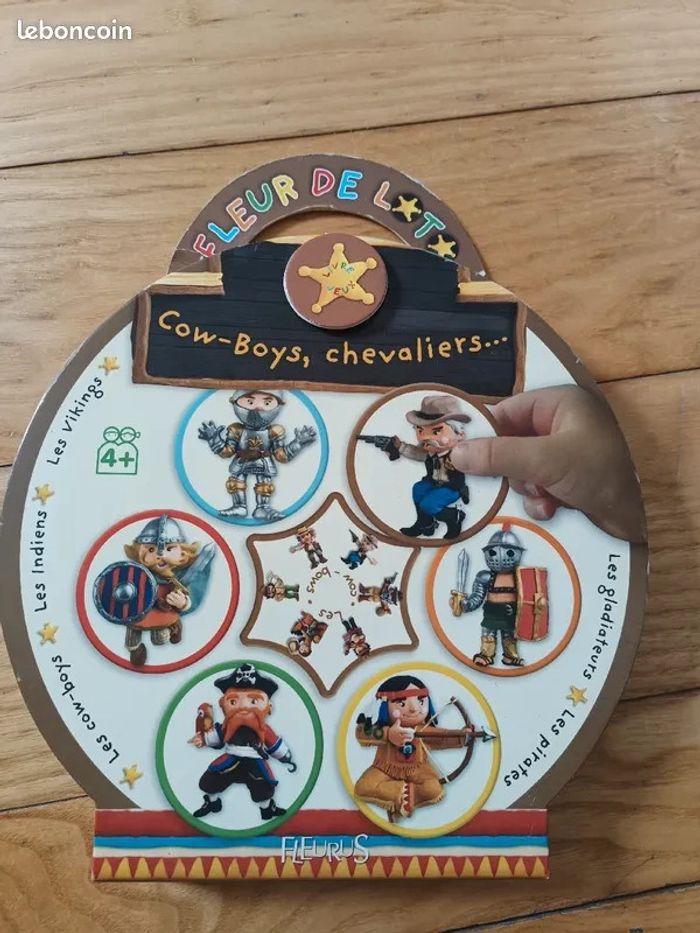 Livre coffret cowboys, chevaliers