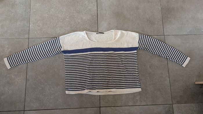 Pull marin en maille oversize Ekyog taille 2