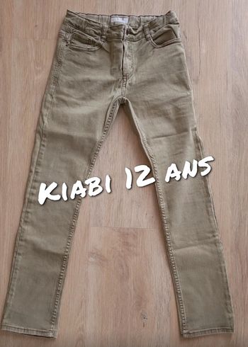 Jean kaki garçon 12 ans