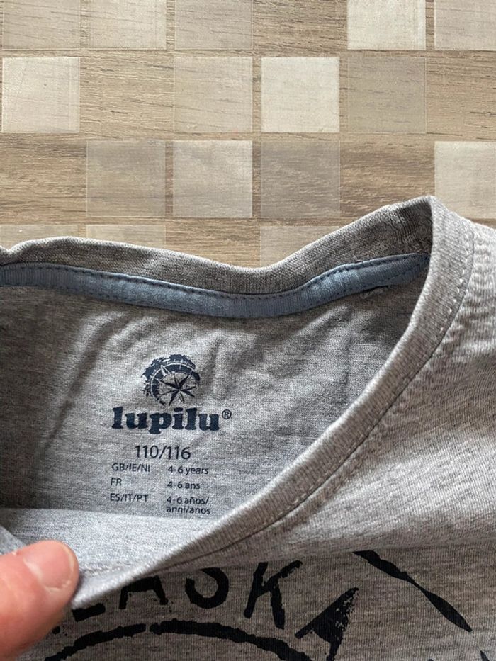 T shirt manches longues lupilu taille 110-116 4-6 ans - photo numéro 3