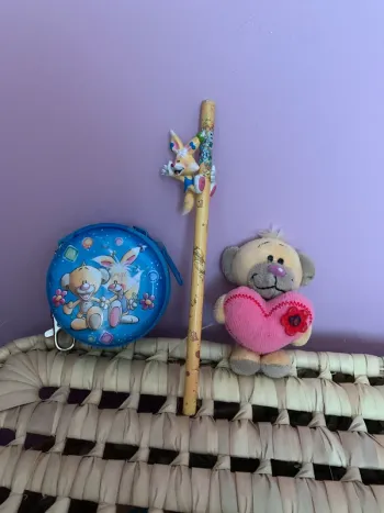 Diddl petite boîte, crayon à papier et peluche, Mimihopps et Pimboli