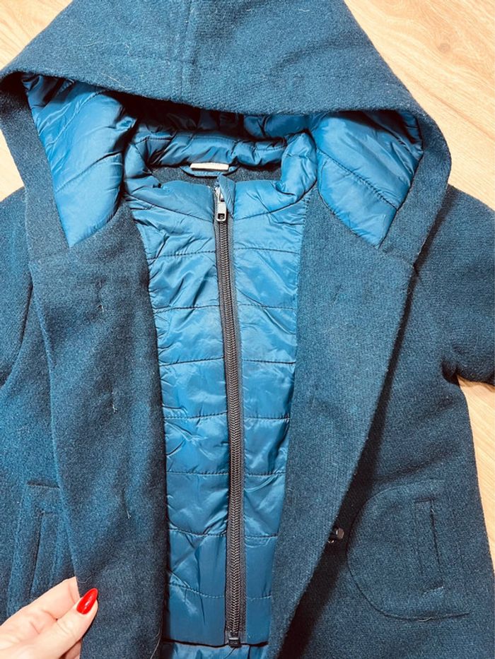 Taille 2 ans manteau duffle-coat garçon TAO bleu marine 💙 - photo numéro 8
