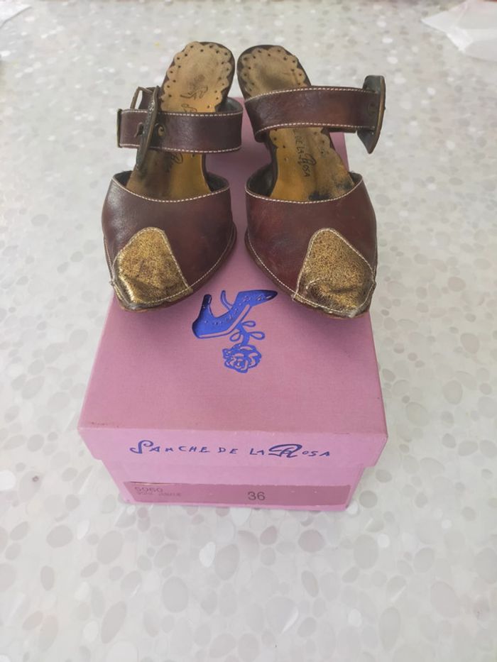 Chaussures à talons Sanche de la Rosa t 36 - photo numéro 6