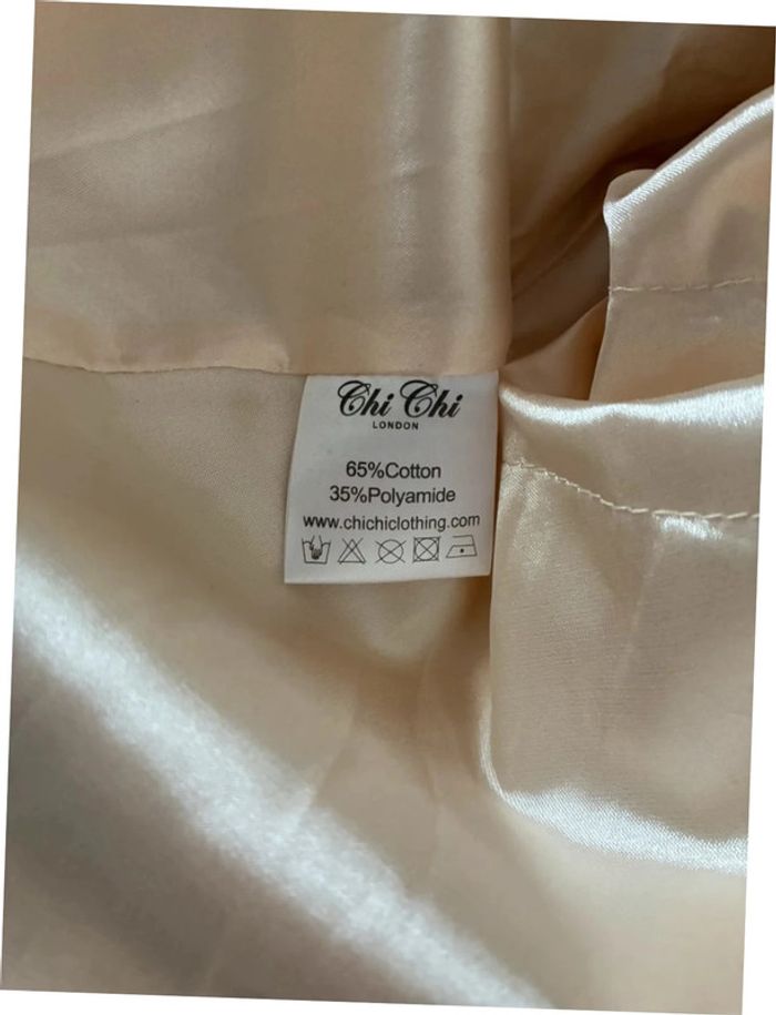 Robe de cocktail Chi Chi London bleu roi Taille 38 - photo numéro 12
