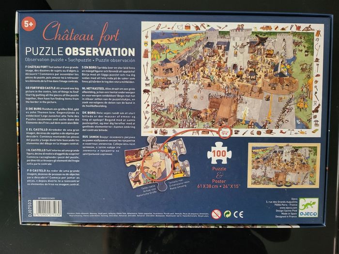 Puzzle Djeco château fort - photo numéro 4