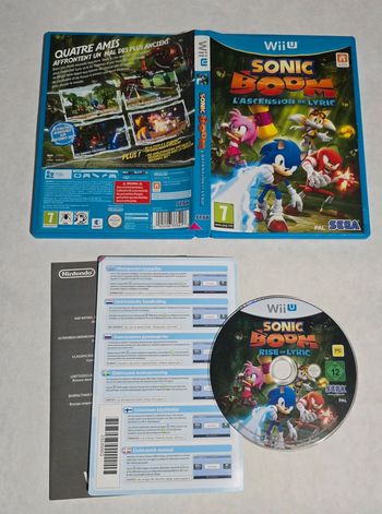 Jeu Nintendo wii u sonic boom l’ascension de lyric