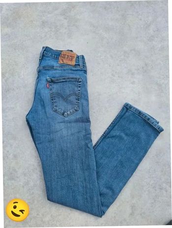 Jeans Levi's 502 W36 FR46 coupe skinny bleu Homme Men pan381b