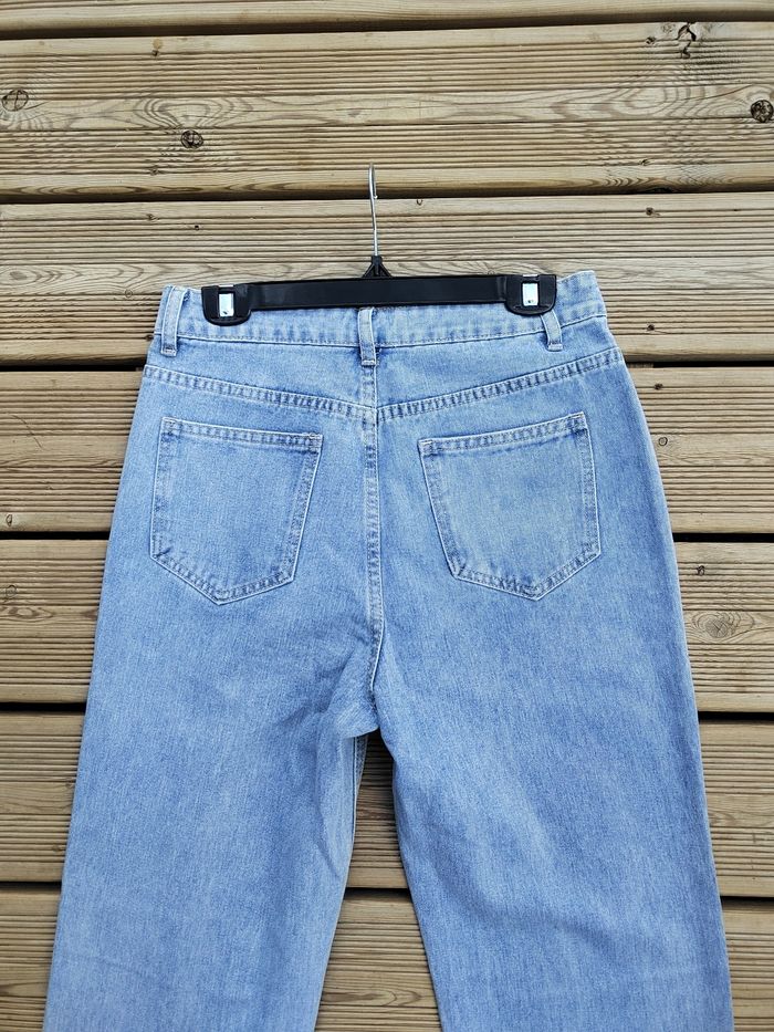 Jean Mom Destroy Shein – Délavage Clair – Taille M – Très Bon État - photo numéro 7