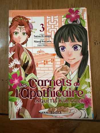 Livre Manga Les carnets de l’apothicaire Enquêtes à la cour Tome 3 Édition Mana Books