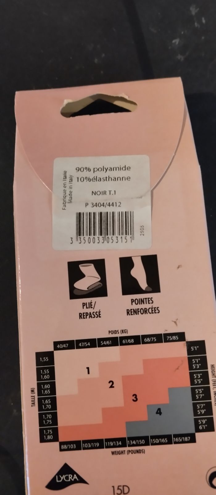 Bas autofixant - photo numéro 2