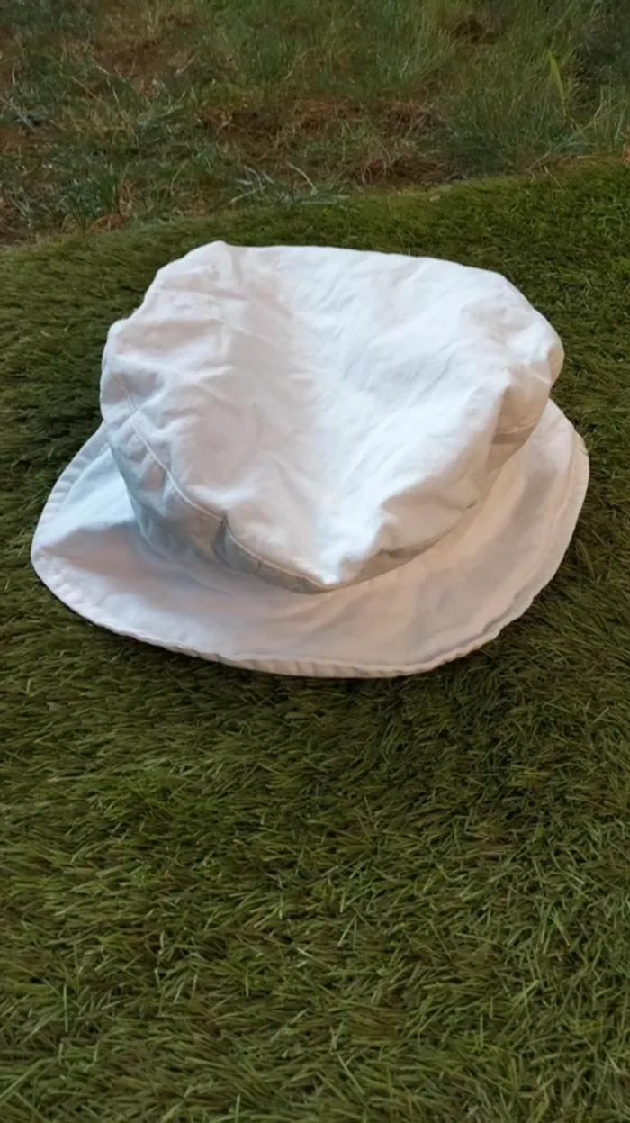 Chapeau blanc Taille Unique