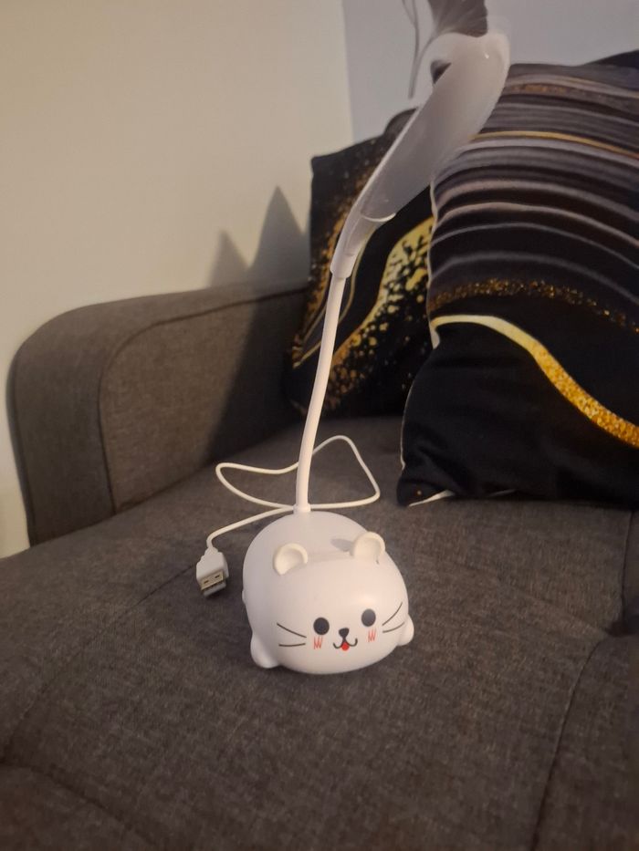 Lampe de bureau chat kawaii à led - photo numéro 4