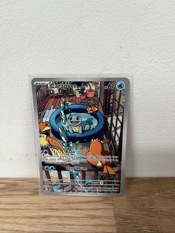 Carte Pokémon carapuce scr 148