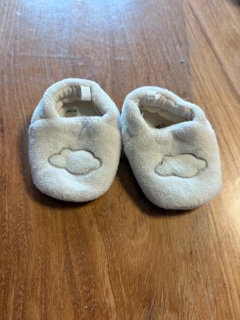 Chausson nuage blanc