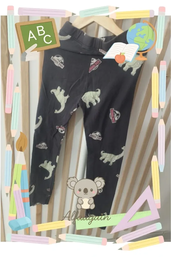 Ensemble Jurassic park legging et haut 10ans - photo numéro 9