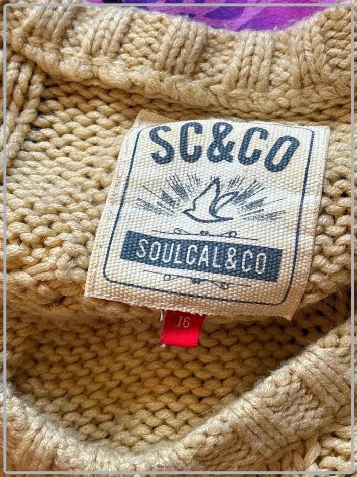 Pull taille 16 = 44 français marque soulcal&co - photo numéro 4