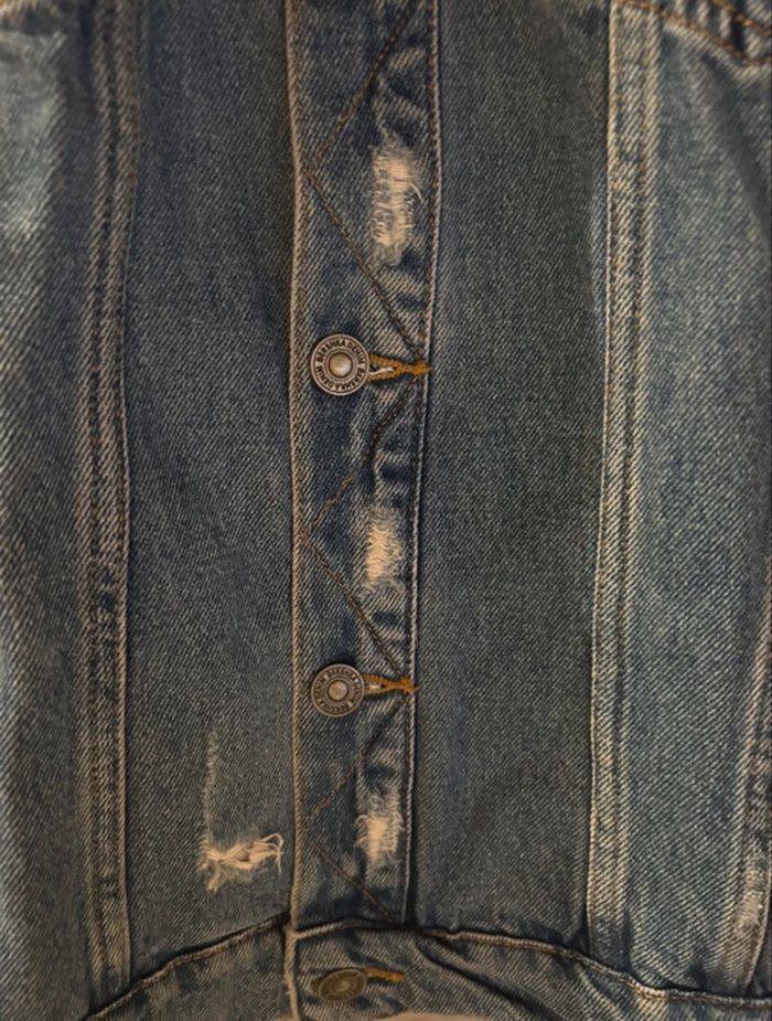 Veste en jean – Bershka – Taille XS - photo numéro 3