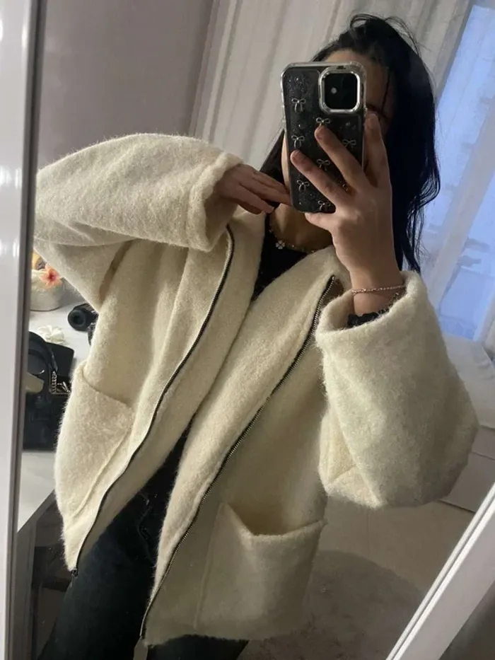 Veste Leya taupe - photo numéro 2