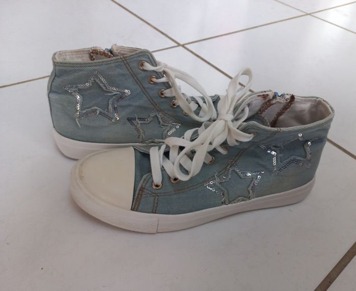 Baskets montantes toile 38/39 - photo numéro 2