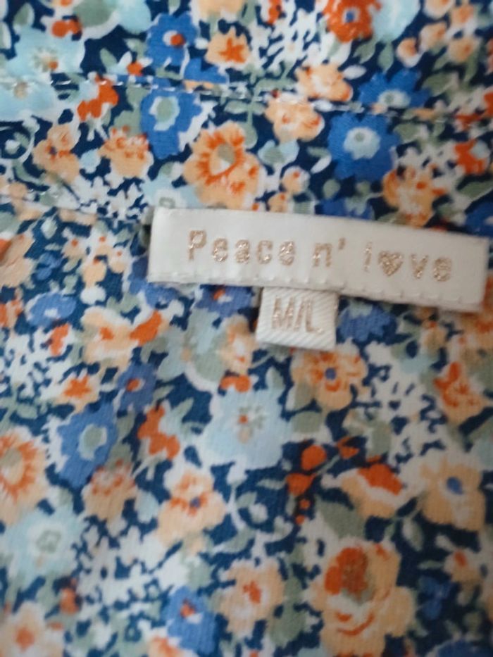 Chemise fleurie Peace n'love taille M/L - photo numéro 7