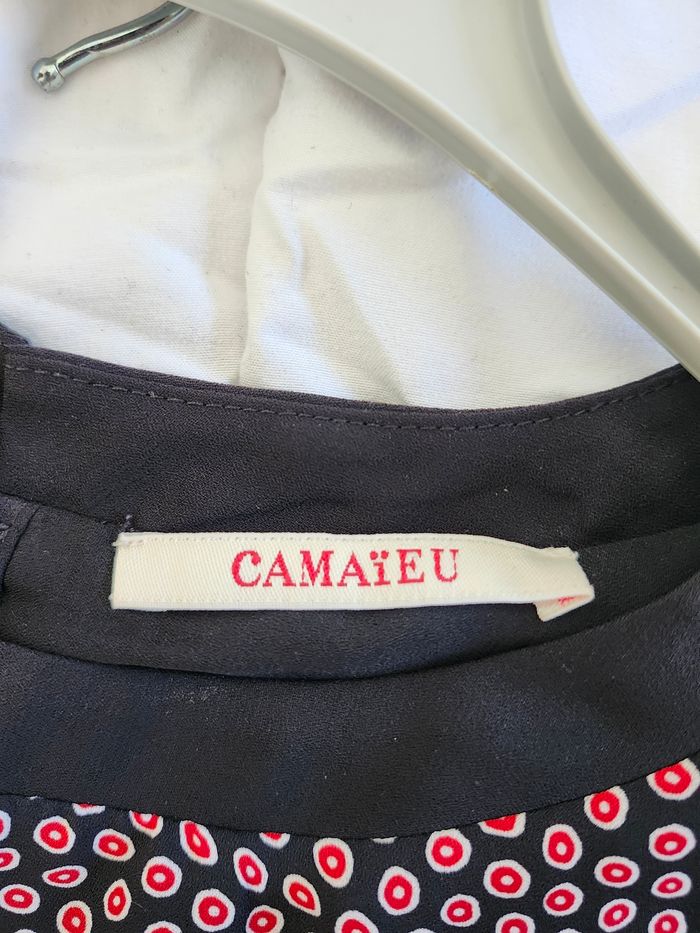 Blouse manches courtes Camaïeu taille 38 neuve - photo numéro 6