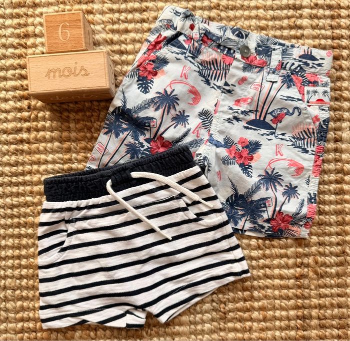 Lot shorts 6mois / 68cm
