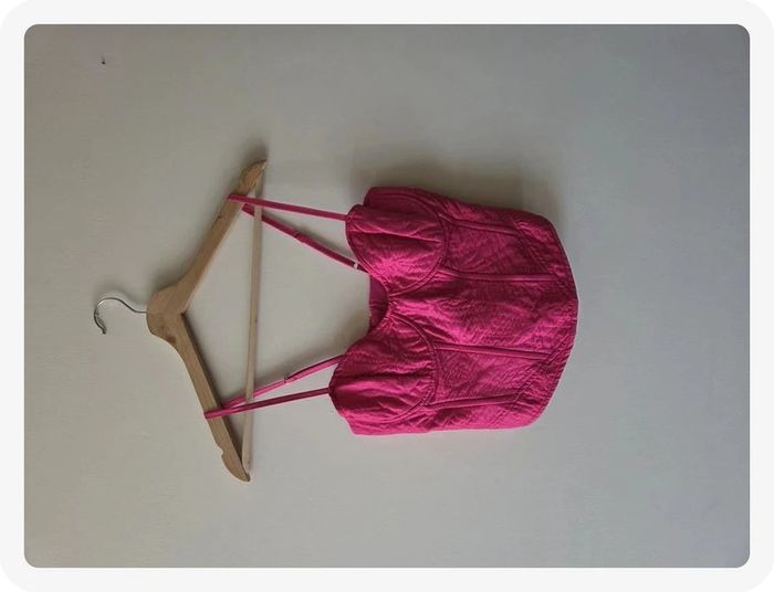 tops court Bershka rose taille L - photo numéro 2