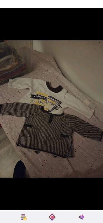 Lot 4 pull 6 mois garcon