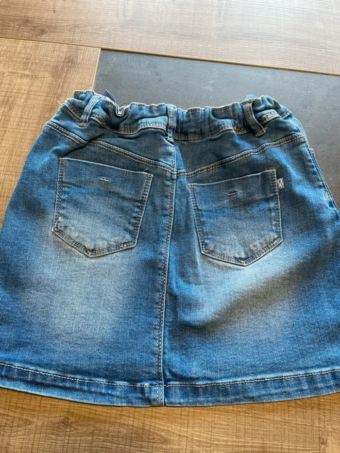 Lot jupe en jeans 8 ans Okaidi/DPAM - photo numéro 4