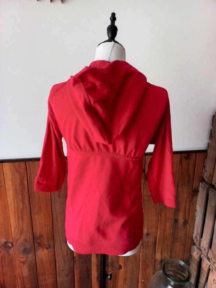 Gilet sweat manches 3/4 - photo numéro 2