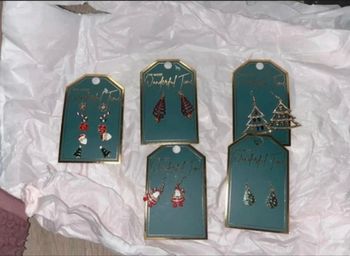 Boucles d’oreilles de Noël
