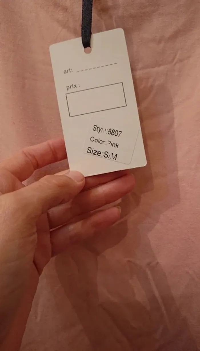Robe moulante rose pale - photo numéro 3