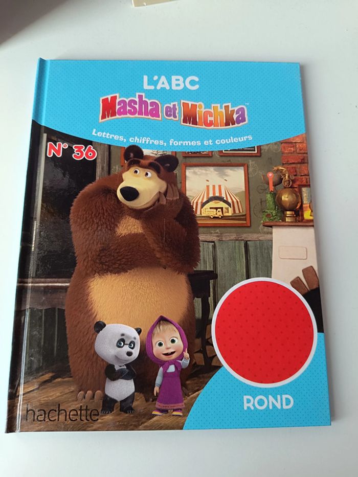 livre l'ABC misha et michka forme rond