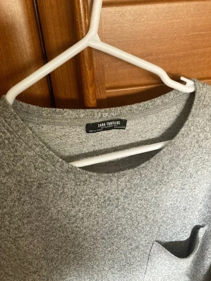 Pull t-shirt ml femme S Zara trafaluc - photo numéro 3