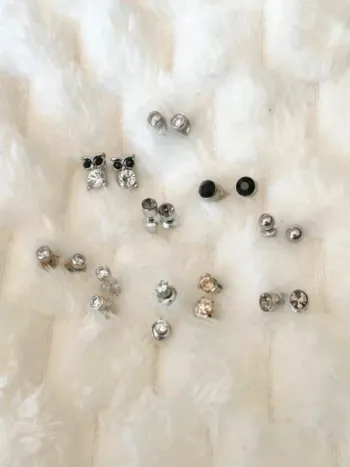 Lot de 10 paires de boucles d’oreilles