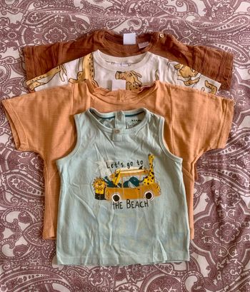 Lot 4 t shirt enfants