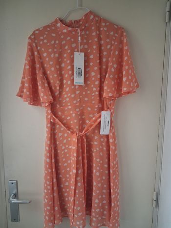 Robe motif fleur 