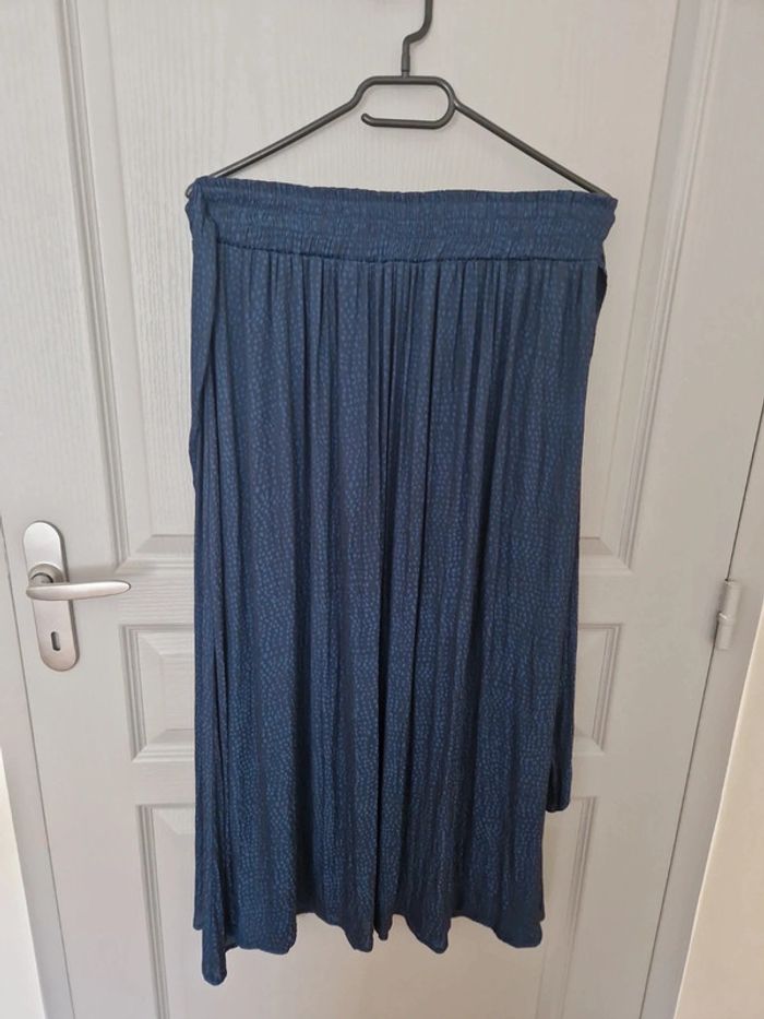 Jupe longue très légère bleu taille 42 Camaïeu - photo numéro 5