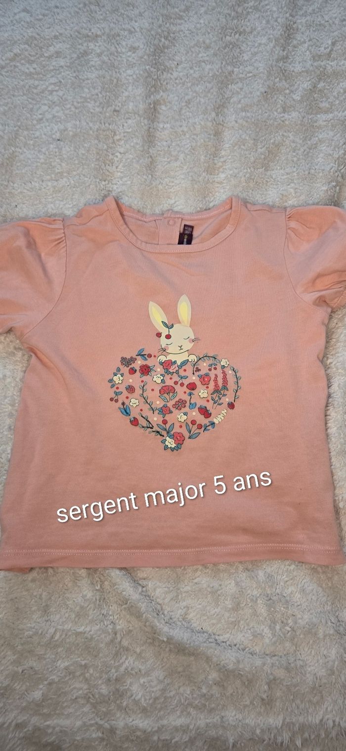 Tee-shirt sergent major 5 ans