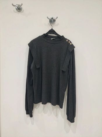 Pull gris femme t38