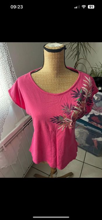 T-shirt damart fleuri