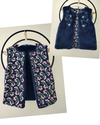 6 ans gilet sans manche réversible dpam du pareil au même 