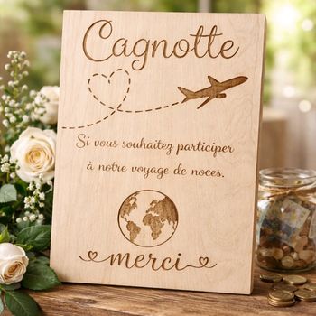 Pancarte cagnotte 